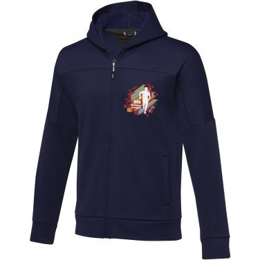 Logo trade business gift photo of: Nubia men's performance full zip knit jacket